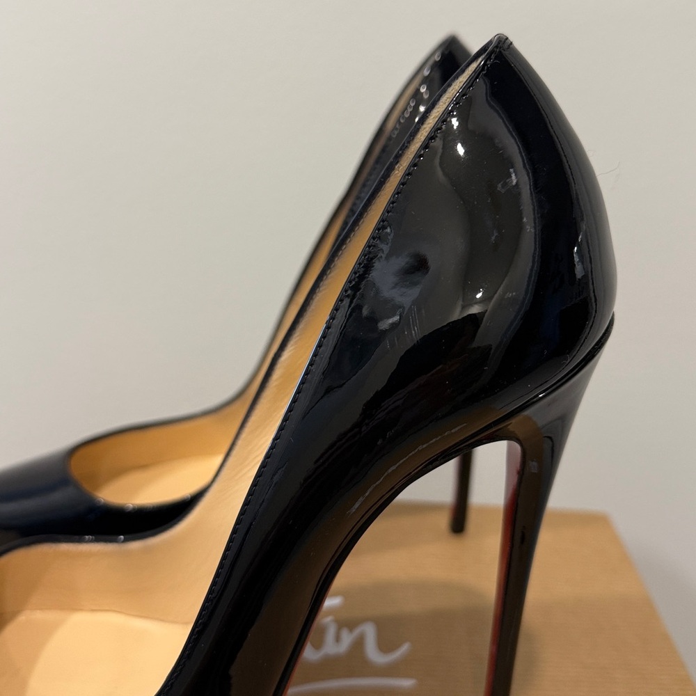 Christian Louboutin So Kate 120 Patent Pumps – Black, Size 38 - Picture 7 of 16